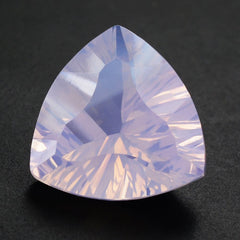 LAVENDER MOON QUARTZ LONG STEP CONCAVE TRILLION 12MM 4.49 Cts.