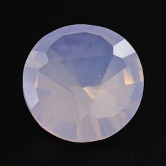 LAVENDER MOON QUARTZ TRINGLE TOP DIAMOND CUT BACK ROUND 10MM 3.02 Cts.