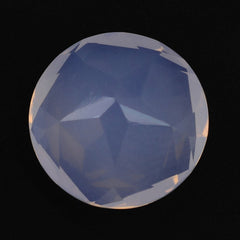 LAVENDER MOON QUARTZ PENTAGON ROUND WITH STAR CUT BACK 15MM 11.62 Cts.