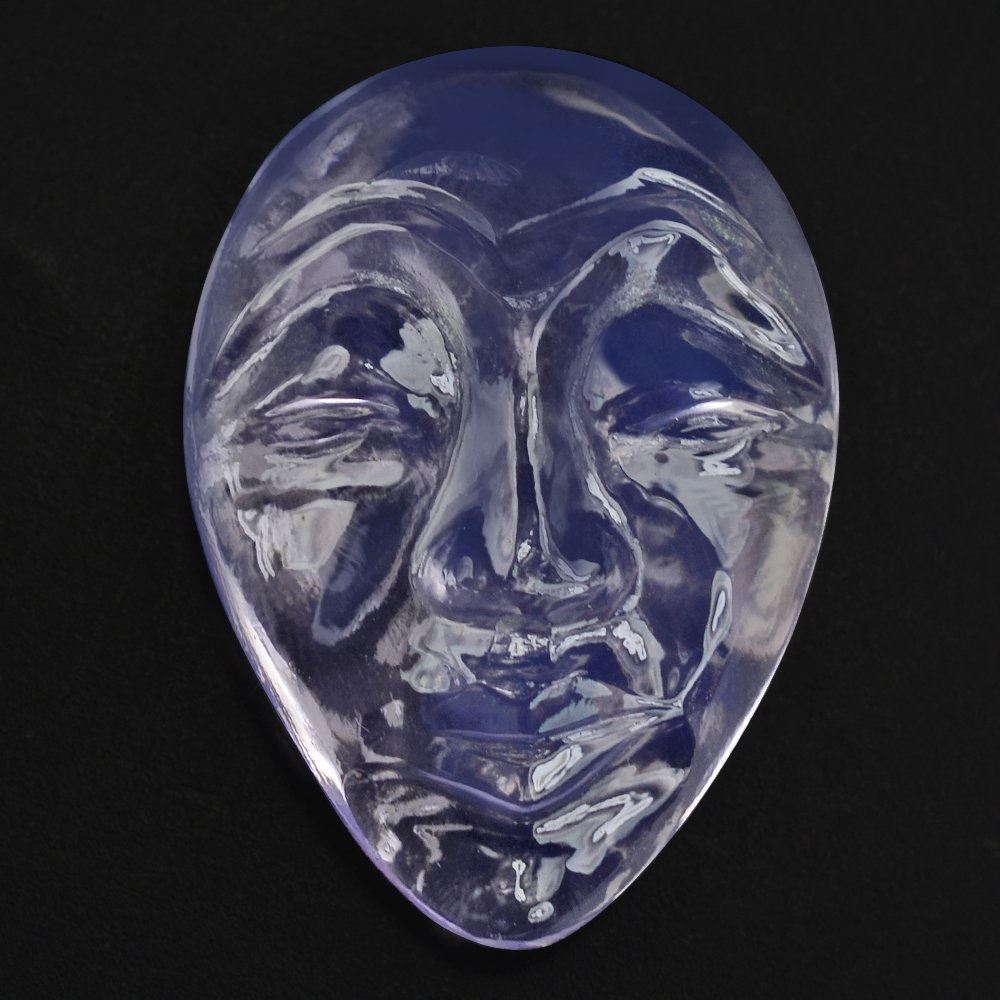 LAVENDER MOON QUARTZ MASK 21X15MM 13.36 Cts.