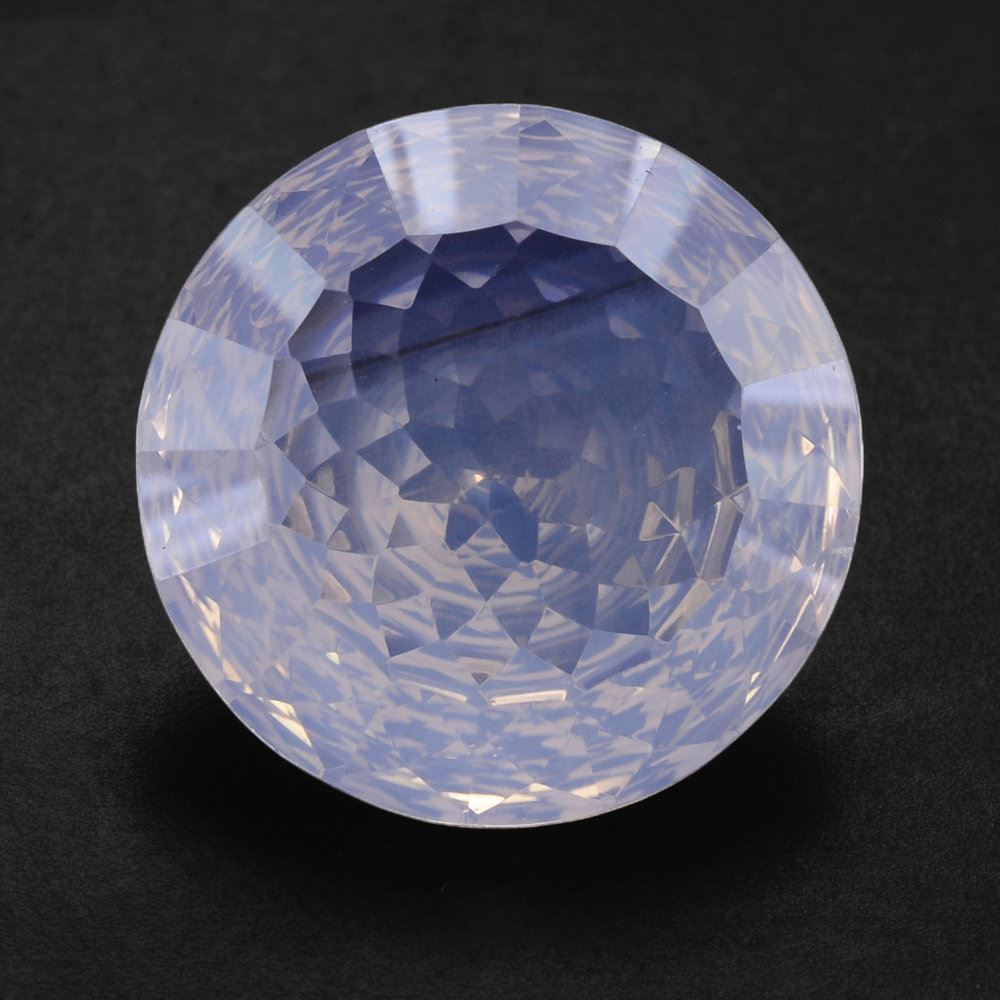 LAVENDER MOON QUARTZ NIRVANA CUT ROUND 14MM 8.38 Cts.