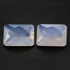 LAVENDER MOON QUARTZ SPECIAL CHECKER OCTAGON 16X12MM 9.60 Cts.