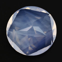 LAVENDER MOON QUARTZ PENTAGON ROUND WITH STAR CUT BACK 15MM 11.61 Cts.