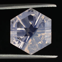 LAVENDER MOON QUARTZ CONCAVE HEXAGON 12MM 6.20 Cts.