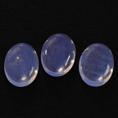 LAVENDER MOON QUARTZ OVAL CAB 8X6MM 1.16 Cts.