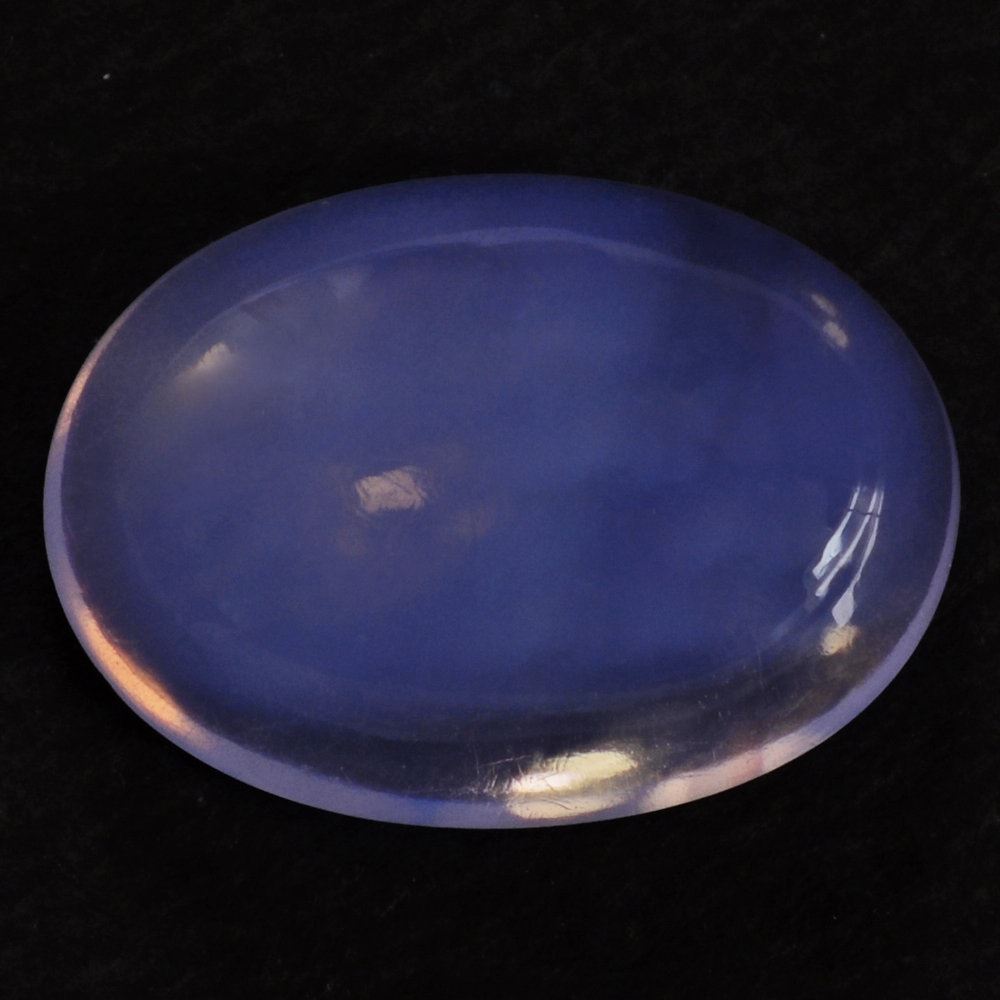 LAVENDER MOON QUARTZ OVAL CAB 14X10MM 5.03 Cts.