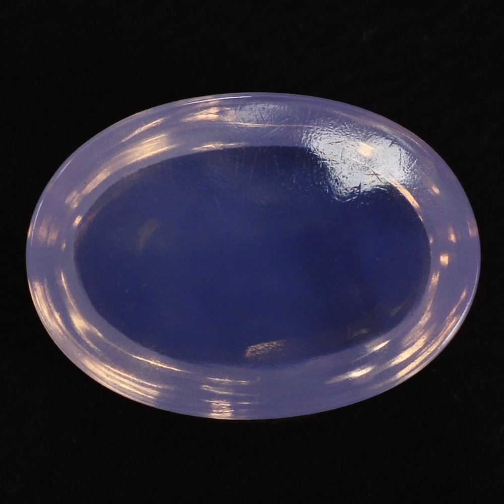 LAVENDER MOON QUARTZ OVAL CAB 14X10MM 5.03 Cts.