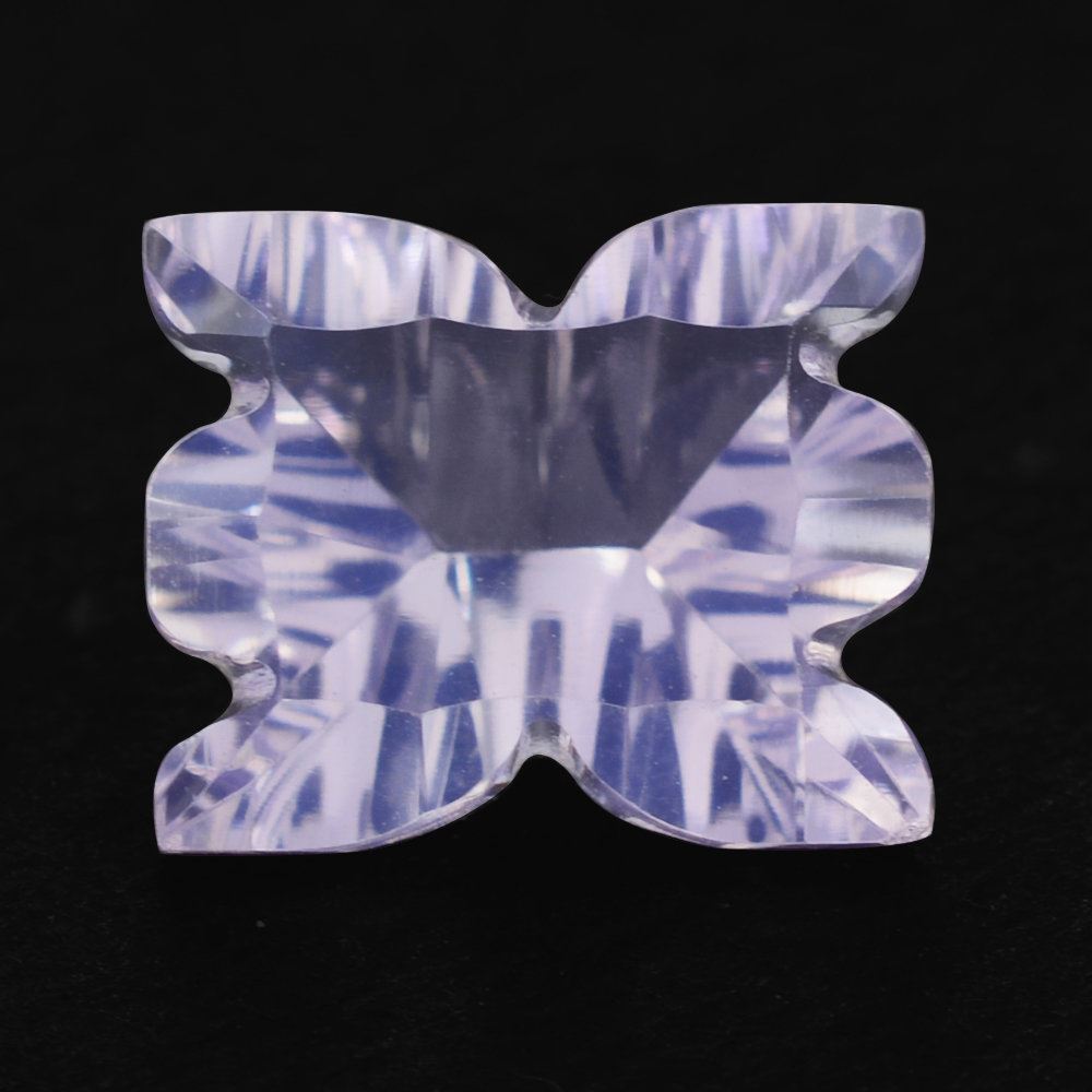 LAVENDER MOON QUARTZ CONCAVE BOW (DES#50) 11X9MM 3.8 Cts.