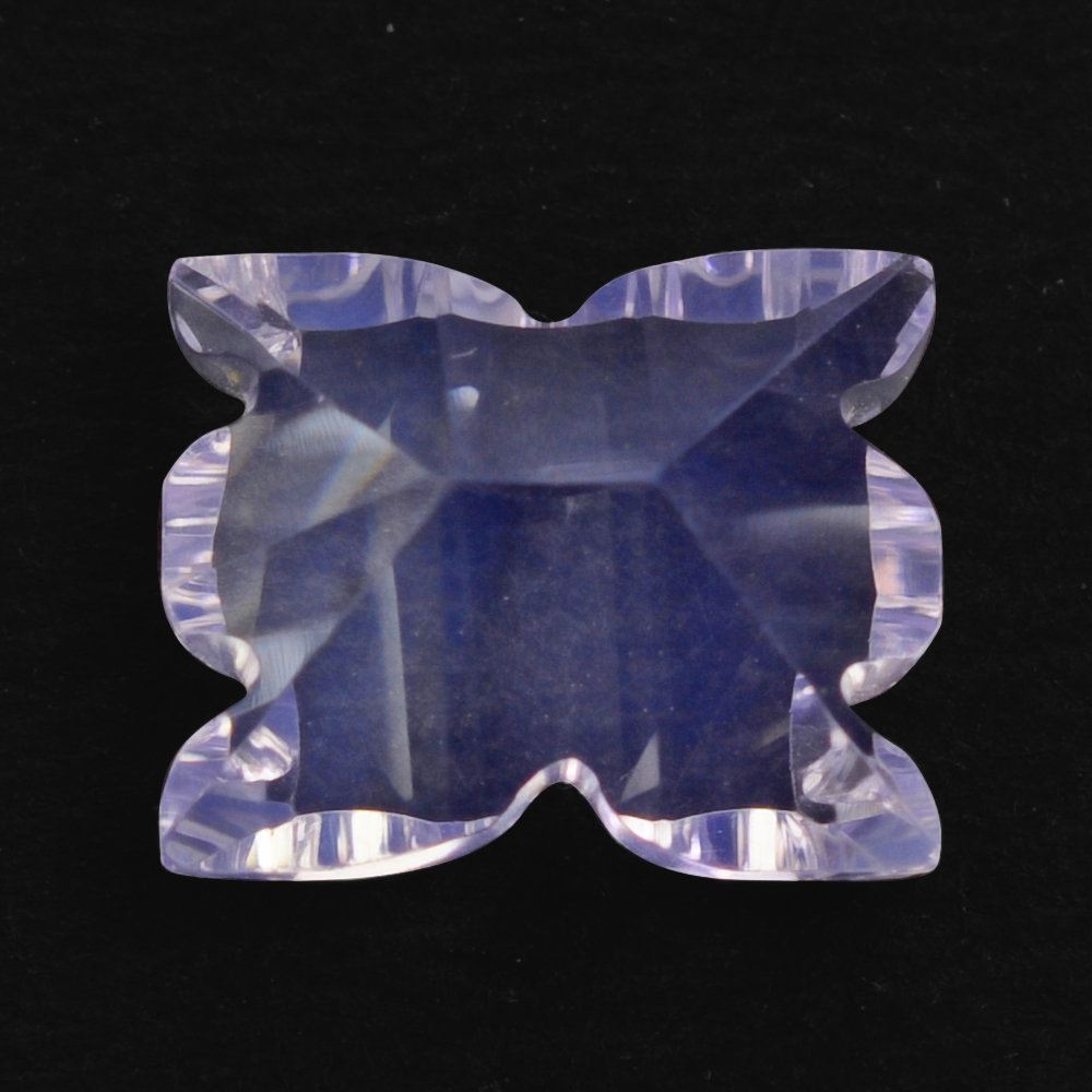 LAVENDER MOON QUARTZ CONCAVE BOW (DES#50) 11X9MM 3.8 Cts.