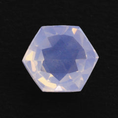 LAVENDER MOON QUARTZ ROSE CUT HEXAGON CAB 6MM 0.84 Cts.