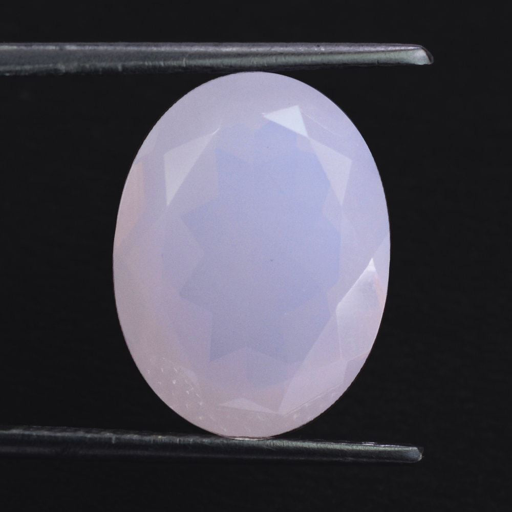 LAVENDER MOON QUARTZ CUT OVAL 16X12MM  9.10 Cts.