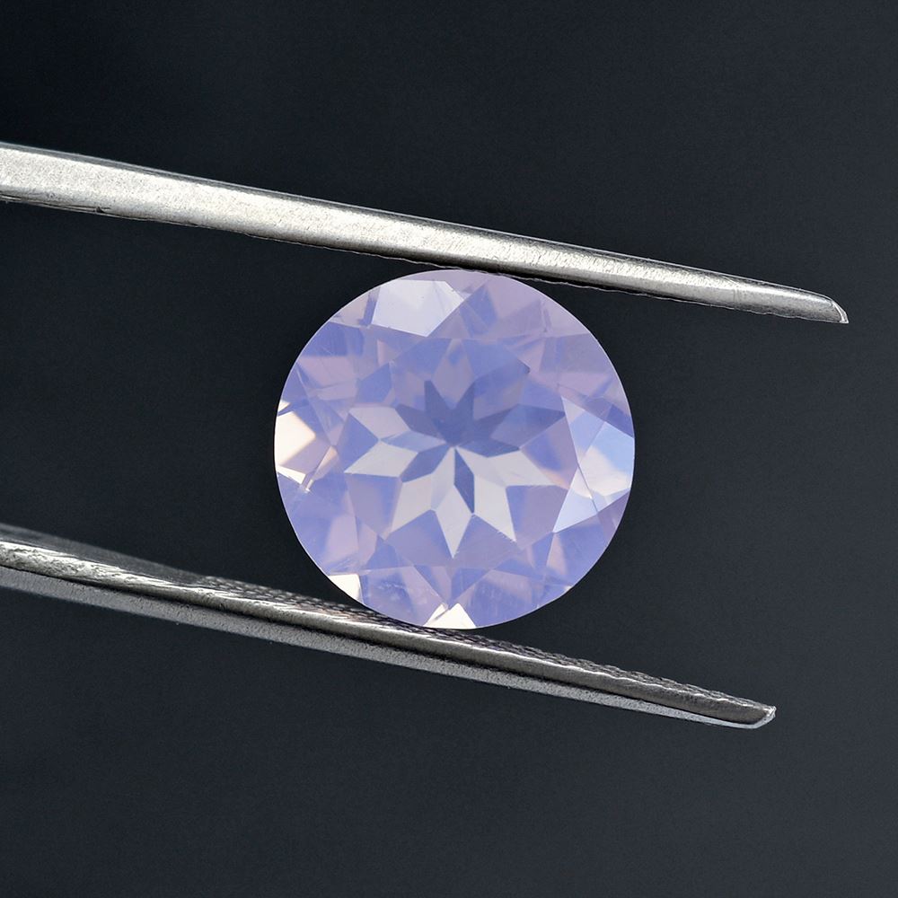 LAVENDER MOON QUARTZ CUT ROUND 11.00MM 4.34 Cts.