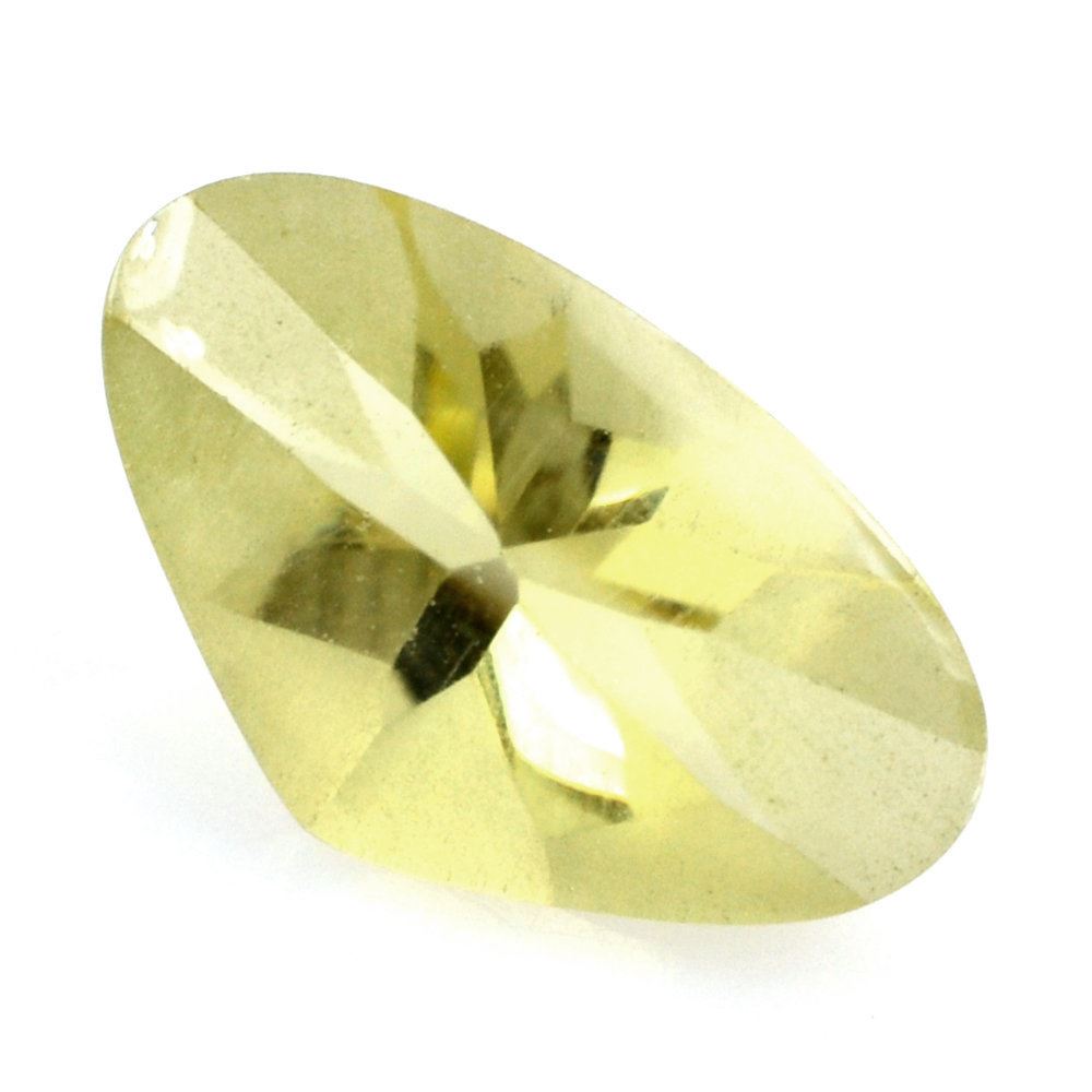 LEMON QUARTZ FANCY HEART (GREEN GOLD) 10X6MM 1.18 Cts.