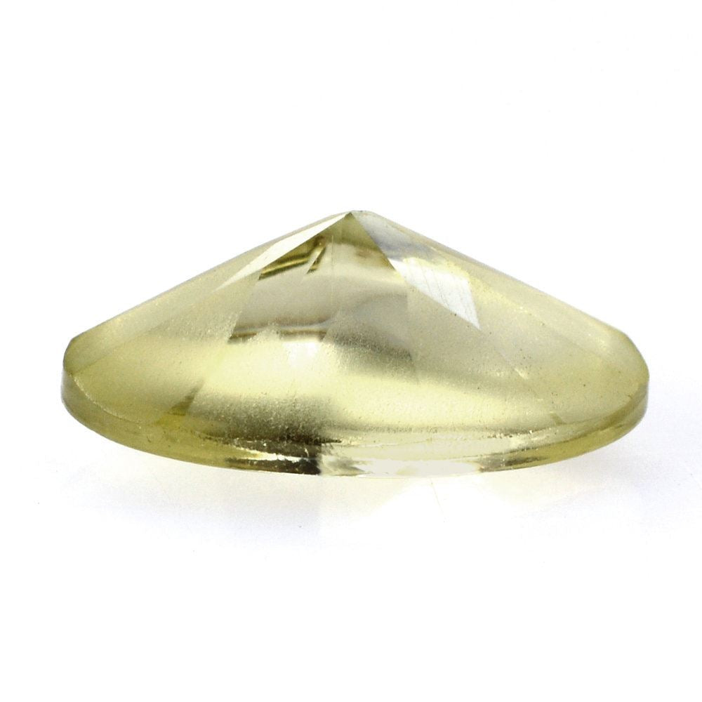 LEMON QUARTZ FANCY HEART (GREEN GOLD) 10X6MM 1.18 Cts.