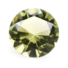 LEMON QUARTZ DIAMOND CUT ROUND 8MM 1.64 Cts.