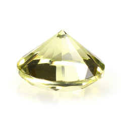 LEMON QUARTZ DIAMOND CUT ROUND 8MM 1.64 Cts.