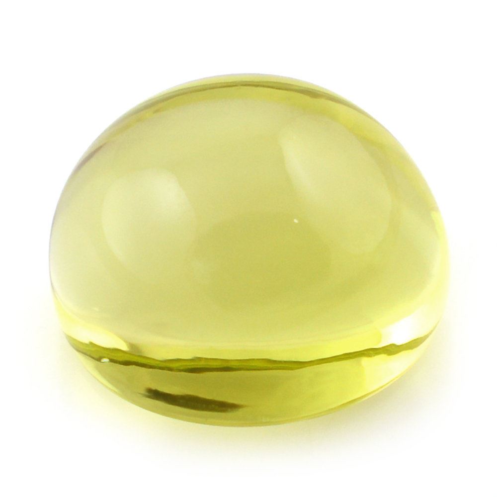 LEMON QUARTZ FANCY OVAL (GREEN GOLD) 14X13MM 13.35 Cts.