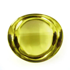 LEMON QUARTZ FANCY OVAL (GREEN GOLD) 14X13MM 13.35 Cts.