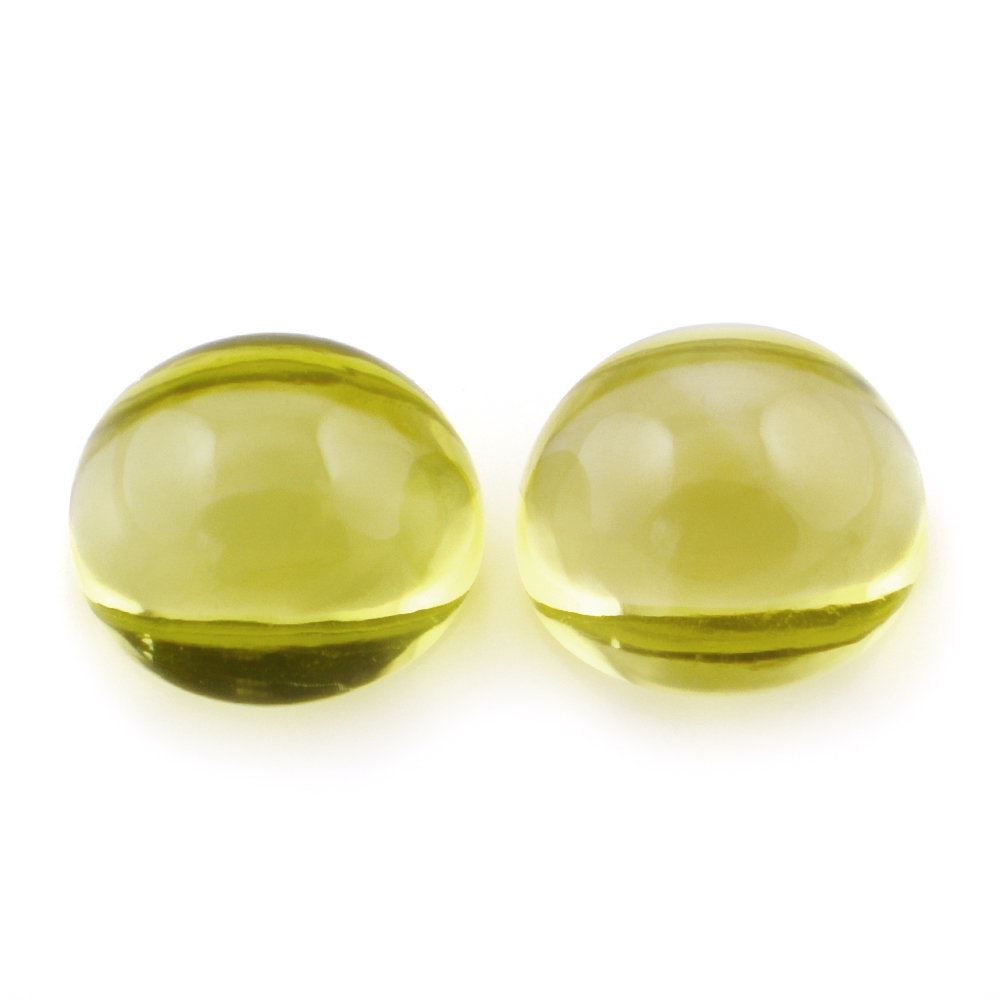 LEMON QUARTZ FANCY OVAL (GREEN GOLD) 14X13MM 13.35 Cts.