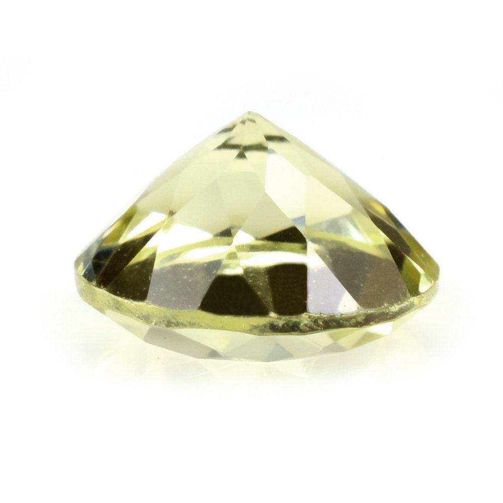 LEMON QUARTZ CUT ROUND (GREEN GOLD) 8MM 1.73 Cts.