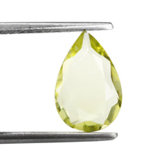 LEMON QUARTZ BOTH SIDE TABLE CUT PEAR 12X8MM 2.13 Cts.