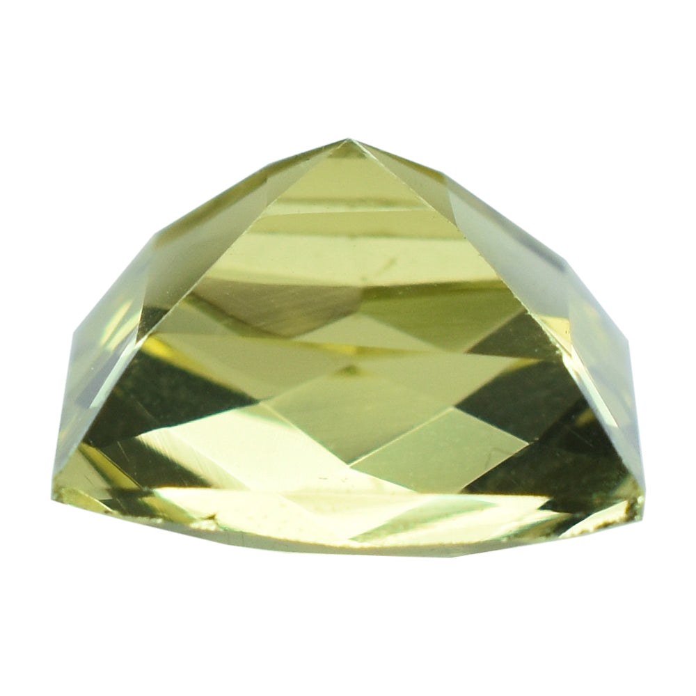 LEMON QUARTZ CHECKER CUT SQUARE 10MM 4.75 Cts.