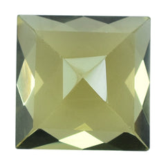 LEMON QUARTZ CHECKER CUT SQUARE 10MM 4.75 Cts.