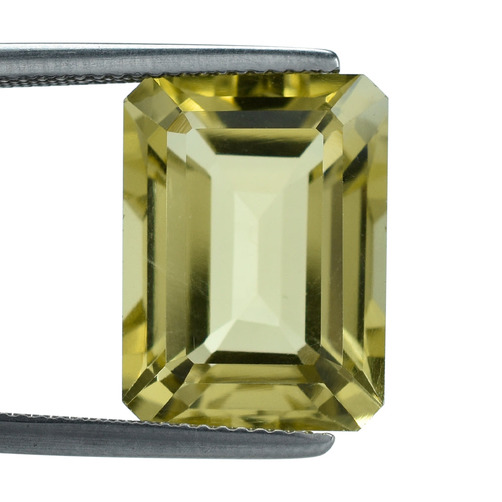 LEMON QUARTZ CUT OCTAGON 16X12MM 11.88 Cts.