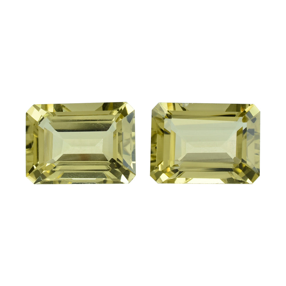 LEMON QUARTZ CUT OCTAGON 16X12MM 11.88 Cts.