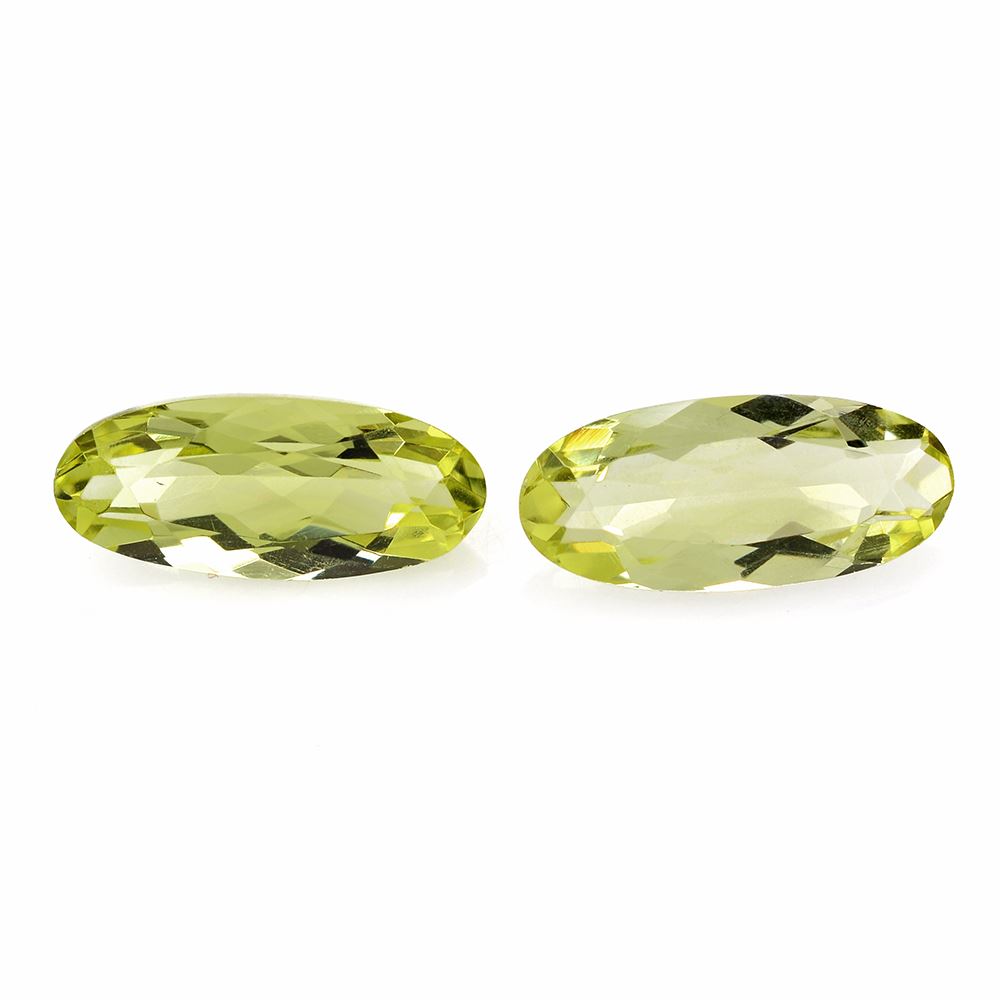 LEMON QUARTZ CUT OVAL 16X7MM 3.75 Cts.