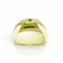 LEMON QUARTZ FANCY PYRAMID CUSHION CAB (GREEN GOLD) 14MM 12.63 Cts.