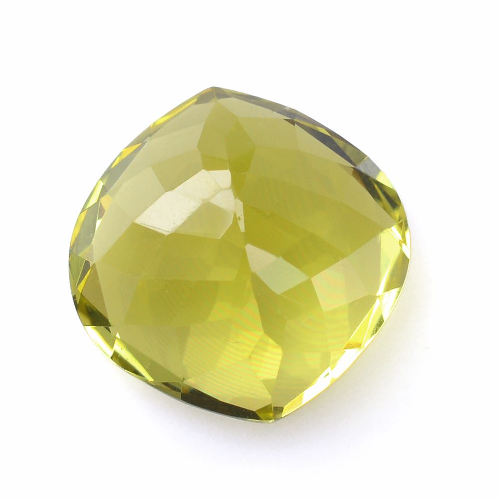 LEMON QUARTZ CUT ONION (GREEN GOLD) 18MM 18.29 Cts.