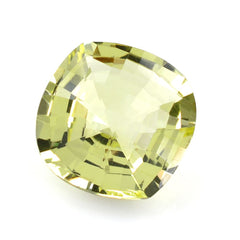 LEMON QUARTZ CHECKER CUT ON TOP STEP CUT BACK ONION 18MM 15.43 Cts.