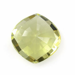 LEMON QUARTZ CHECKER CUT ON TOP STEP CUT BACK ONION 18MM 15.43 Cts.