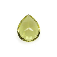 LEMON QUARTZ CUT PEAR 11X9MM 2.98Cts.