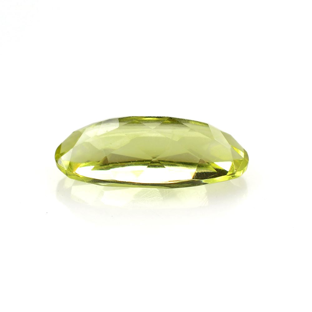 LEMON QUARTZ CUT OVAL 15X7MM 3.86Cts.