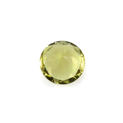 LEMON QUARTZ DIAMOND CUT ROUND 8MM 1.68Cts.