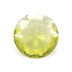 LEMON QUARTZ DIAMOND CUT ROUND 17.50MM 11.1Cts.