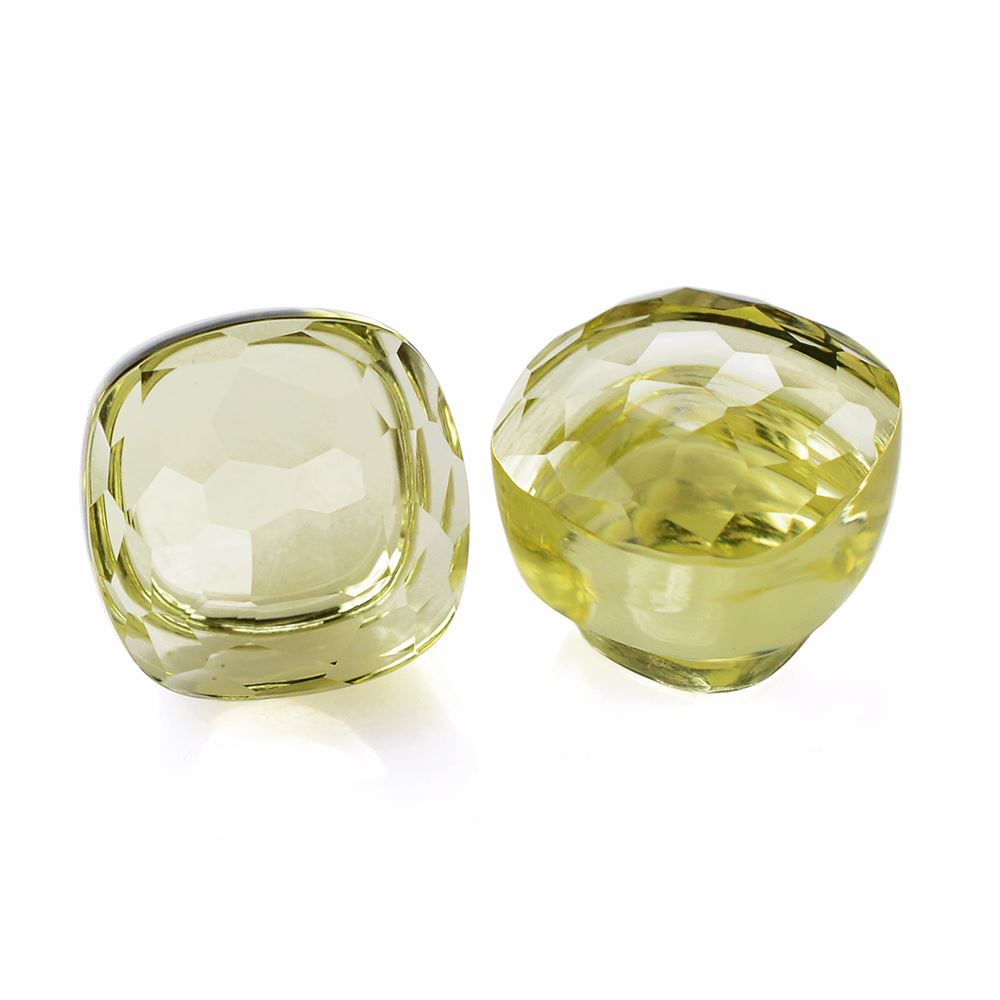 LEMON QUARTZ IRREGULAR FACETED BOTTLE CORK (LITE) 10.50MM 7.45 Cts.