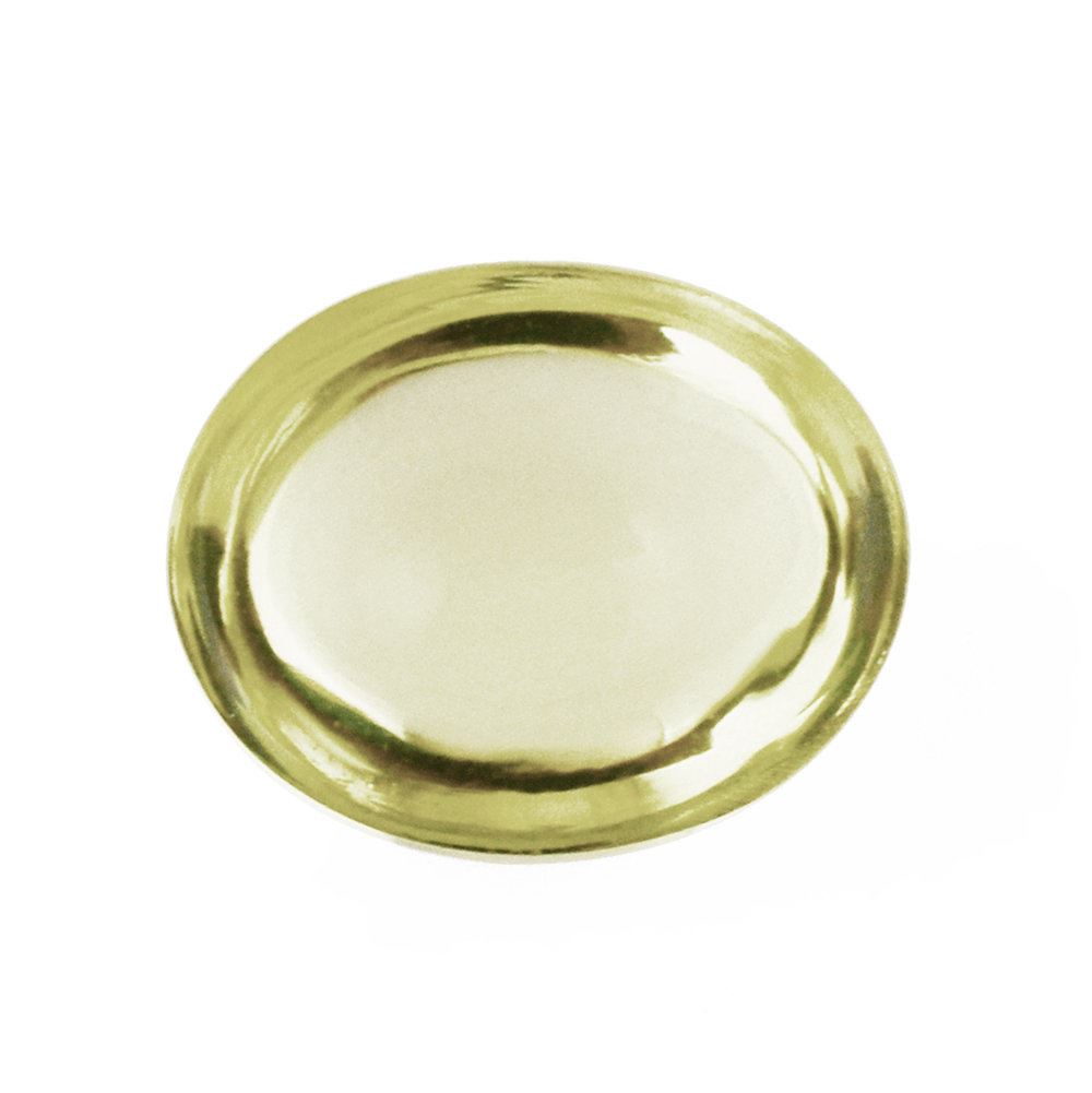 LEMON QUARTZ OVAL CAB 12X10MM 4.97 Cts.