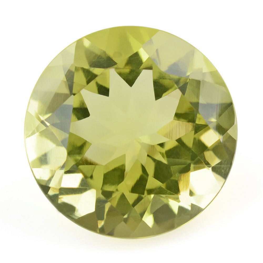 LEMON QUARTZ CUT ROUND 18MM 18.05 Cts.