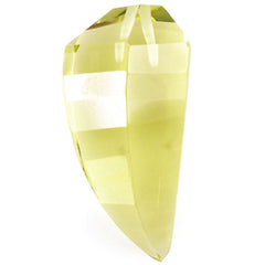 LEMON QUARTZ LADY FINGER (HALF DRILL) 21X10MM 12.70 Cts.