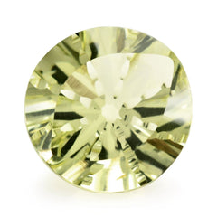 LEMON QUARTZ EYE CUT ROUND 13MM 7.45 Cts.