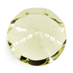 LEMON QUARTZ EYE CUT ROUND 13MM 7.45 Cts.