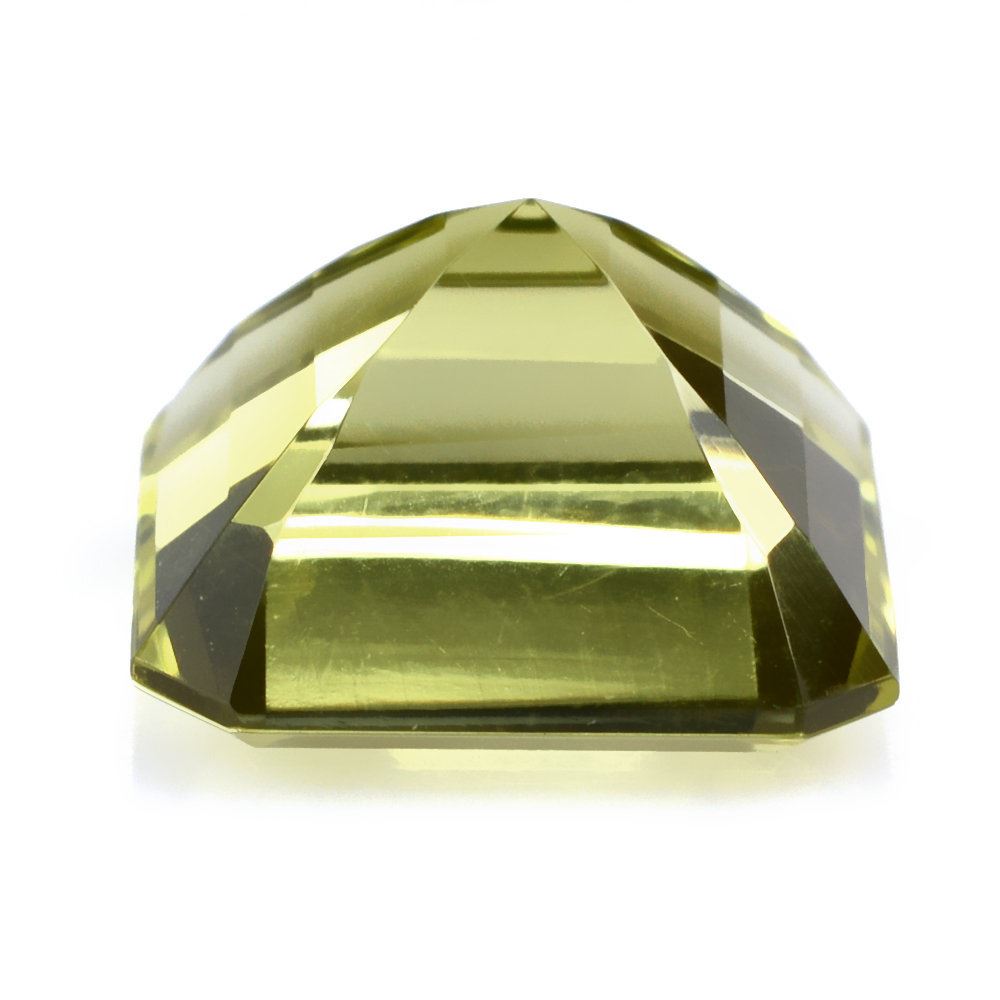 LEMON QUARTZ CUT SQUARE-OCTAGON (GREEN GOLD) 14MM 11.51 Cts.