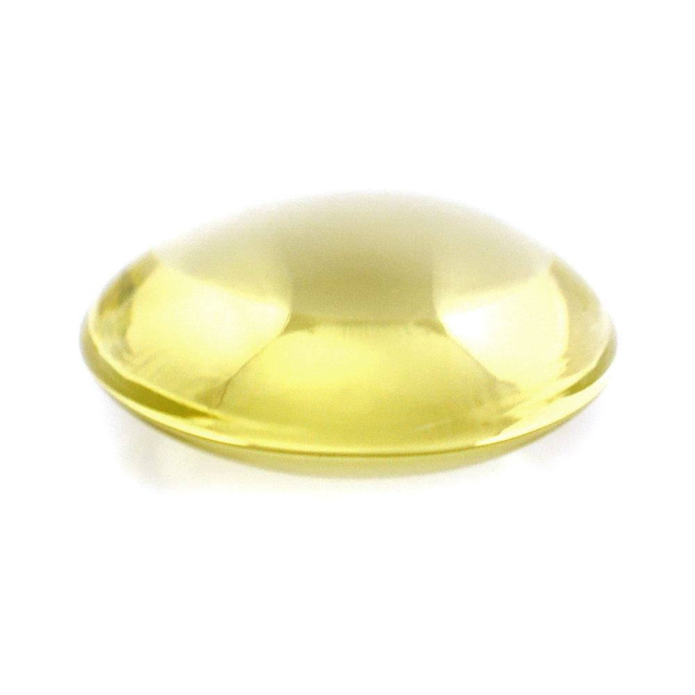 LEMON QUARTZ LENTIL ROUND (GREEN GOLD) 9MM 2.07 Cts.