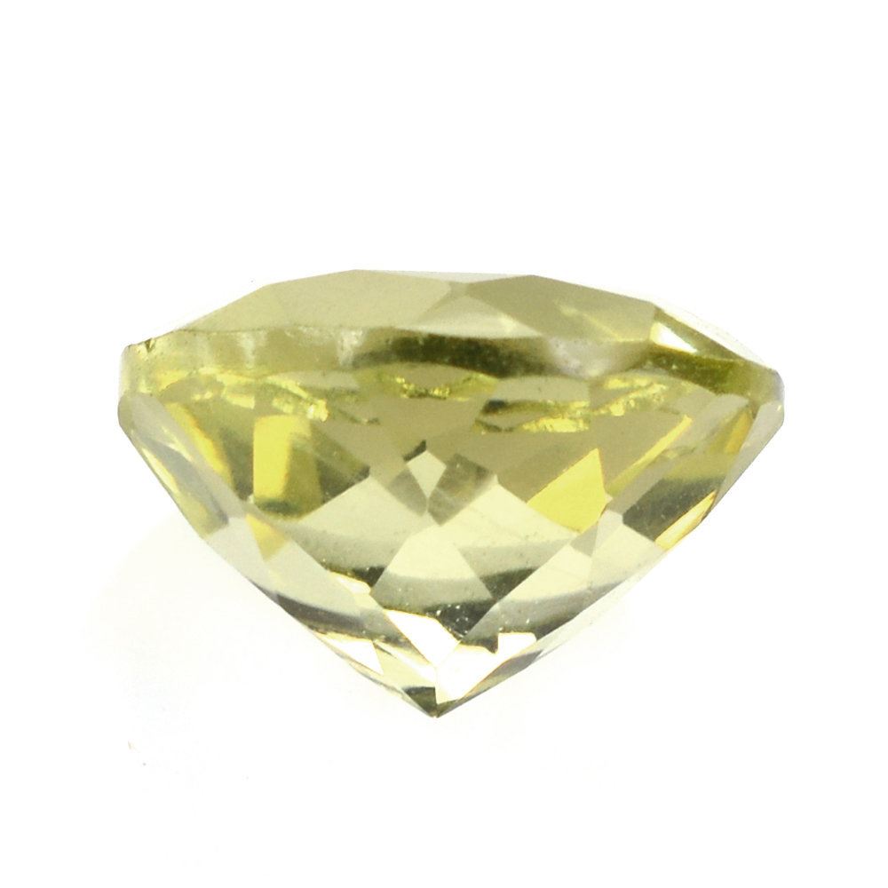 LEMON QUARTZ CUT ROUND (GREEN GOLD) 10MM 3.45 Cts.