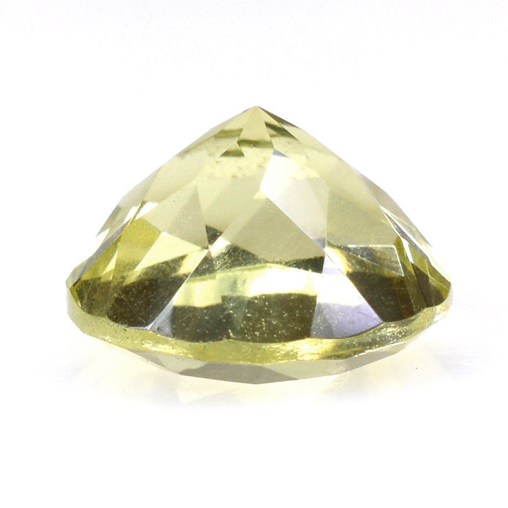 LEMON QUARTZ CUT ROUND (GREEN GOLD) 10MM 3.45 Cts.