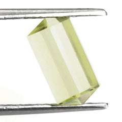 LEMON QUARTZ FACETED TUBE (GREEN GOLD) 12X6MM 4.00 Cts.