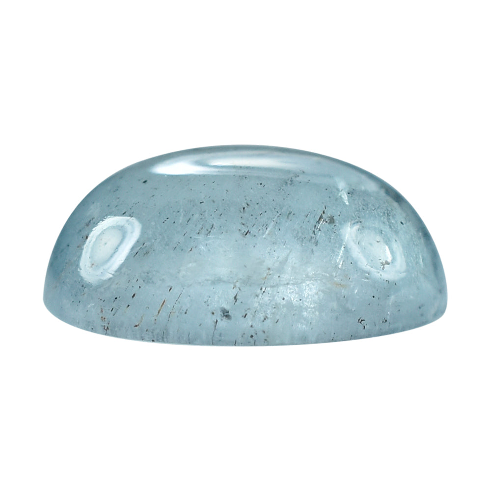 MOSS AQUAMARINE PLAIN OVAL CAB 12X10MM (TH. 5.00-5.40MM) 4.81 Cts.